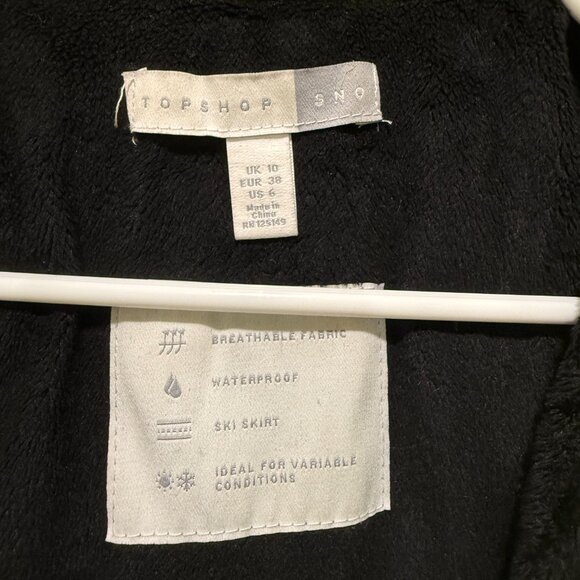 TopShop Neon Yellow Ski Jacket – Women's Small / US 6 - Picture 3 of 8